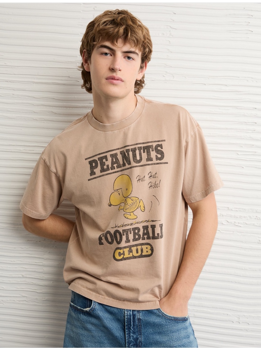 🆕🦅AMERICAN EAGLE BOXY SNOOPY GRAPHIC T-SHIRT